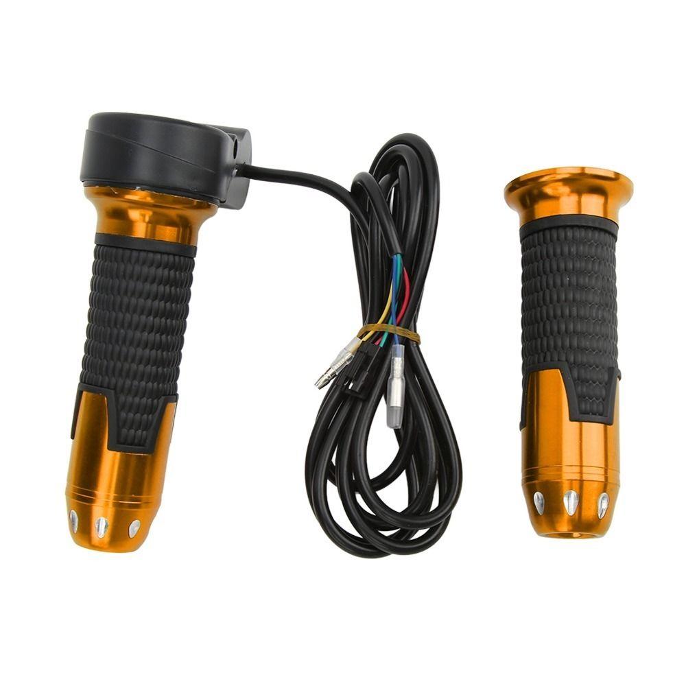 Cable 1.8m Twist Throttle Grips with Button Throttle Grip Handlebar  Motorcycle Accessories