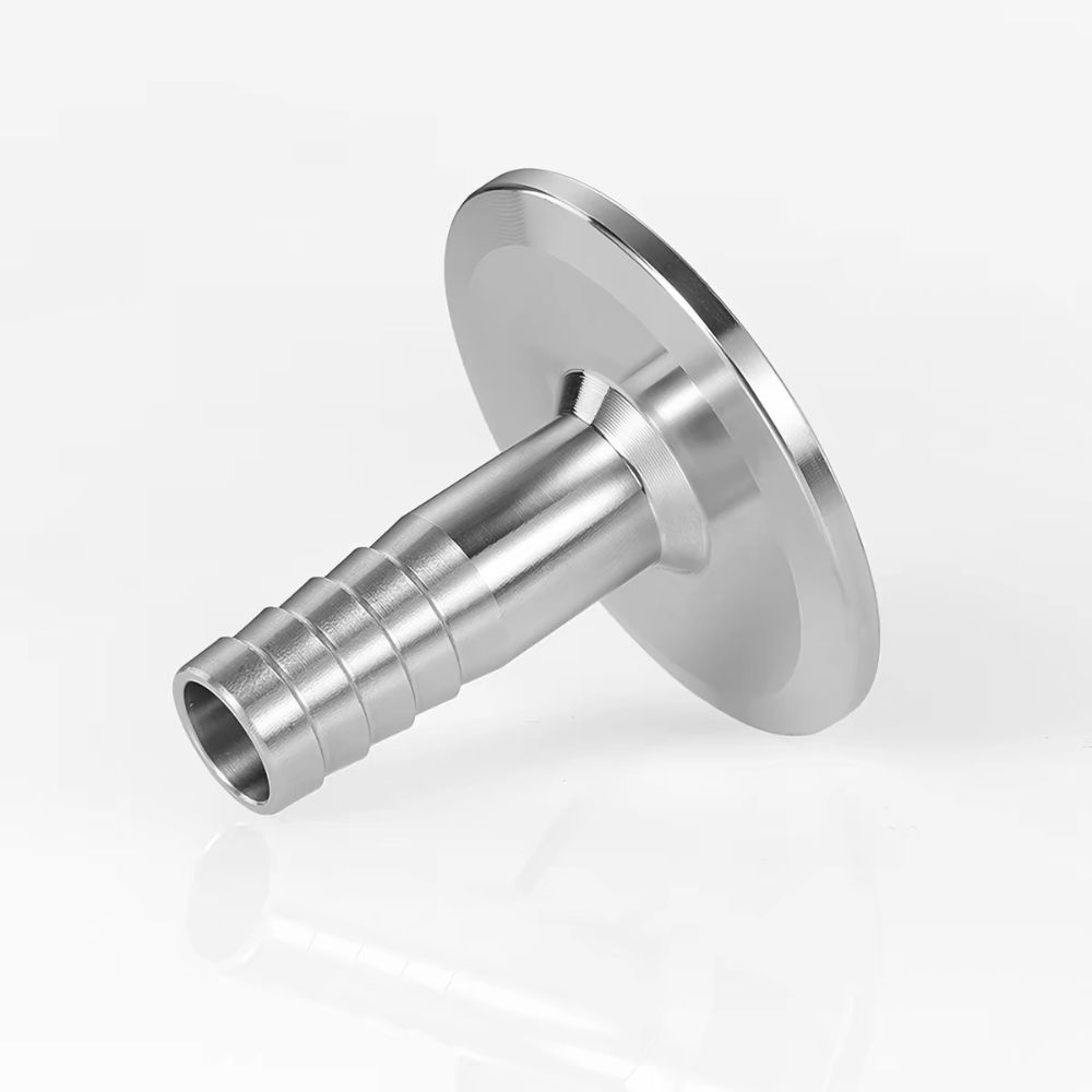 304 Stainless Steel Sanitary Hose Adapter 6-51mm Barb Ferrule Hose Fitting Food Processing