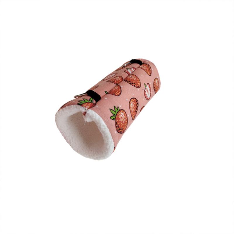 Теплая форма туннеля, гнездо, мягкая плюшевая клетка, аксессуары, постельные принадлежности для хомяка, белки, крысы, игры во время сна