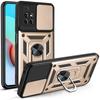 Slide Camera Lens Case For Xiaomi Redmi Note 11 10 9 8 11S Pro Max 9A 9C 9T Mi 12 12X F3 Military Grade Bumpers Armor Ring Cover