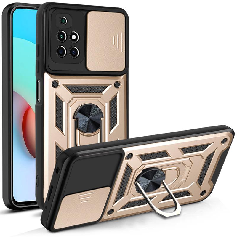 Slide Camera Lens Case For Xiaomi Redmi Note 11 10 9 8 11S Pro Max 9A 9C 9T Mi 12 12X F3 Military Grade Bumpers Armor Ring Cover