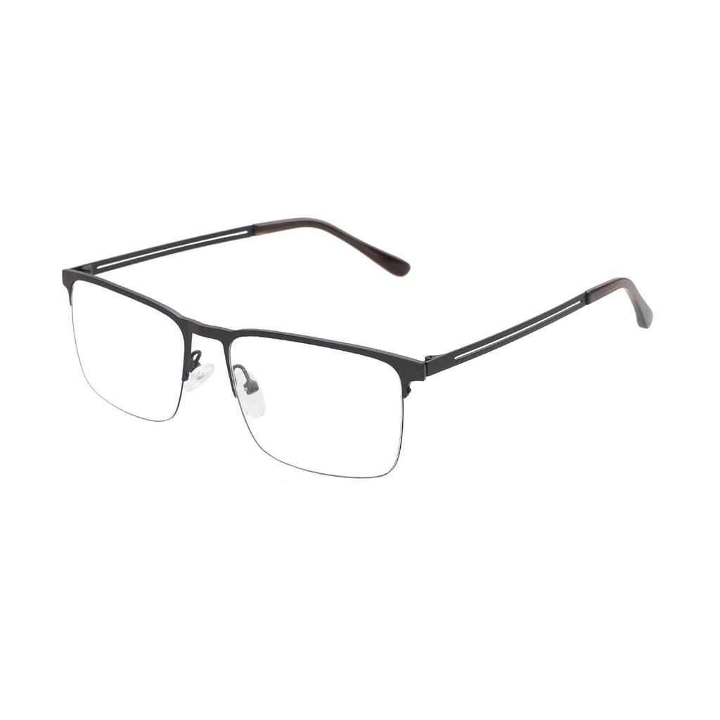 Sven Half-Frame Business Men's Miopia Glasses Square Frame Universal Casual Metal Glasses Frame Small Frame