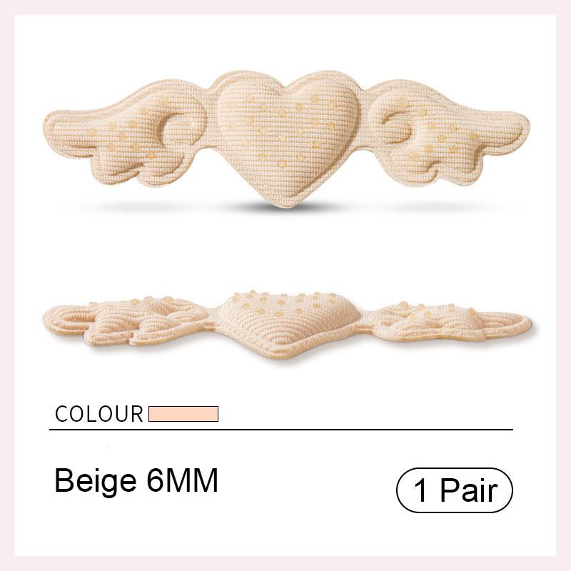 Женские губчатые подушечки для пяток, клейкие пластыри в виде крыльев ангела для облегчения боли, наклейка на обувь на высоких каблуках, подкладка для ухода за ногами, захваты, стелька, подушка