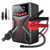 High Power 4 In 1 Car Emergency Starter Air Pump Mobile Power Lighting Portable Air Compressor Car Battery Jump Starter Start Car Tire Inflator