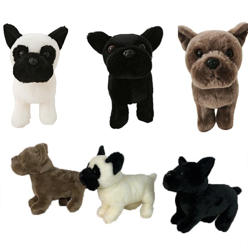 Милая плюшевая игрушка Бультерьер для детей Мягкая и приятная на ощупь Чучело животного Кукла-питомец В наличии)