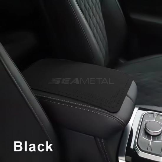 SEAMETAL Замшевая Кожаная Накладка-Коврик на Подлокотник Автомобиля Универсальная Водонепроницаемая Нескользящая Авто