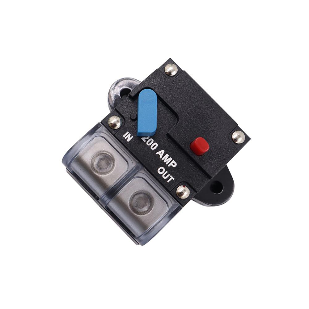 200Amp Circuit Breaker Reset 12V-48V Car Boat Stereo Audio Fuse Automatic Switch