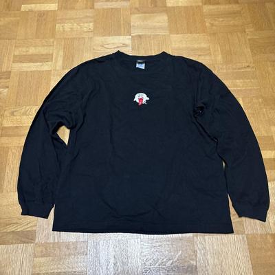 [Б/У] RIVERSIDE WANG Футболка с длинным рукавом Черный Средний