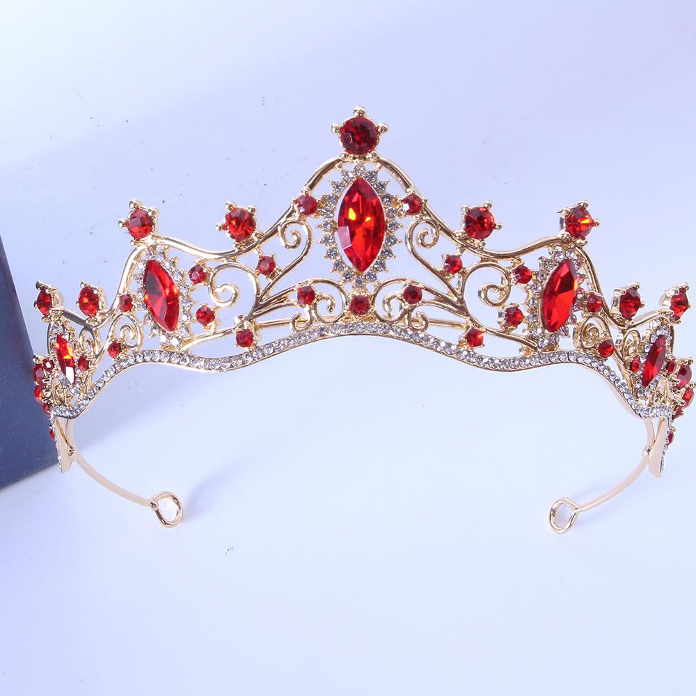 Bridal Headband Crown Bridal Wedding Jewelry Headdress Hair Clip Crown Hair Clasp