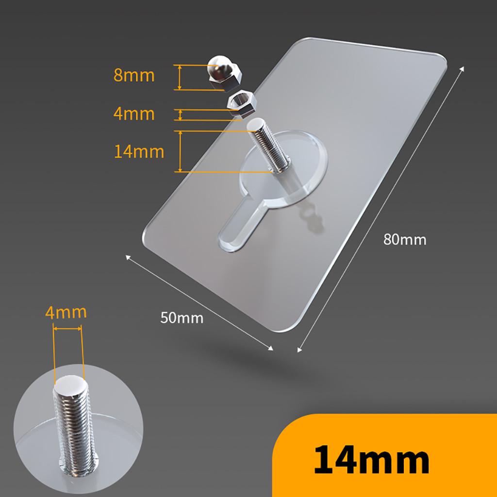 Настенный крючок для ногтей, клейкий винт, без следов, без сверления, для ванной комнаты, кухни