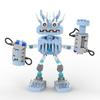 My Singing Monster Детский 3D Wubbox ICE Monster Block пластиковый игровой конструктор для подростков и детей
