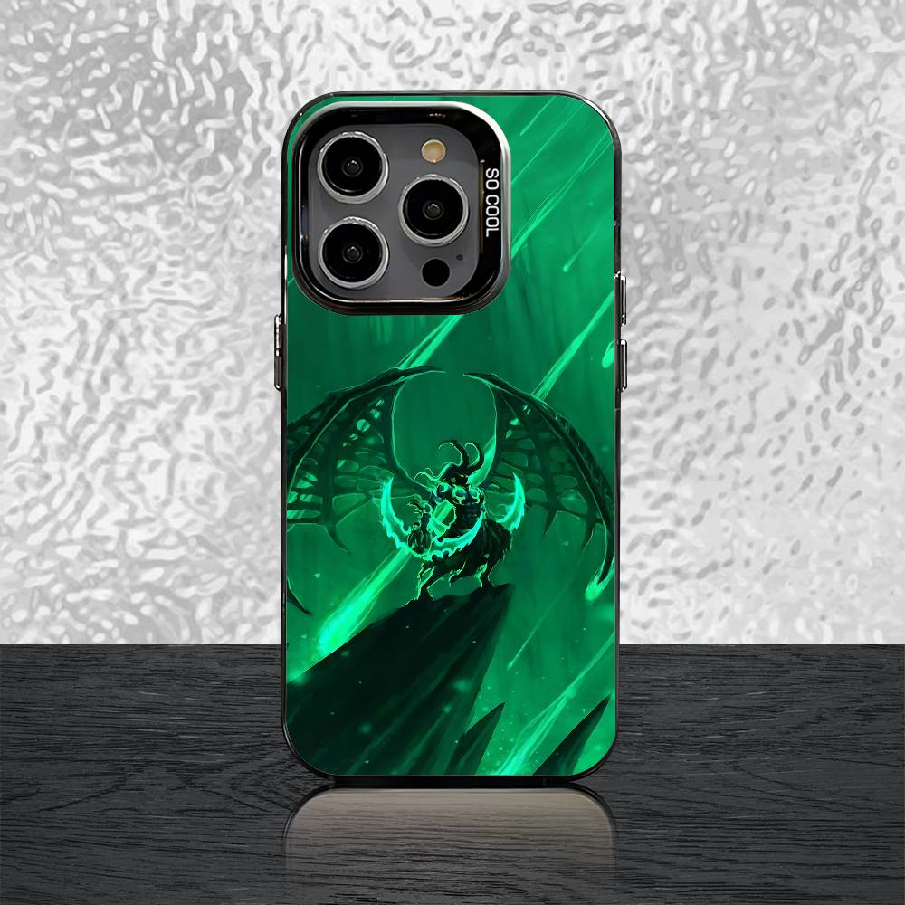W-World of W-Warcraft Phone Case For iPhone 15,12,11,14,13,16,17,E,Max,Plus,Air,Pro,Mini Shockproof Cover