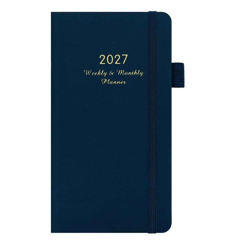 A6 2027 Schedule Planner Notepad Lightweight Office Work Planner To-do List Notebook Yearly Record