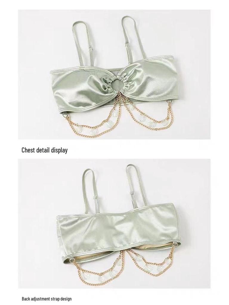 Женский летний купальник-тройка - Стильный, подчеркивающий фигуру и фотогеничный 2024 Бикини