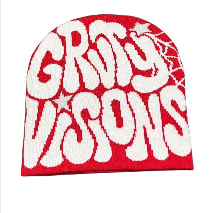 Высококачественная зимняя простая шапка-бини из 100% акрила, теплая вязаная шапка