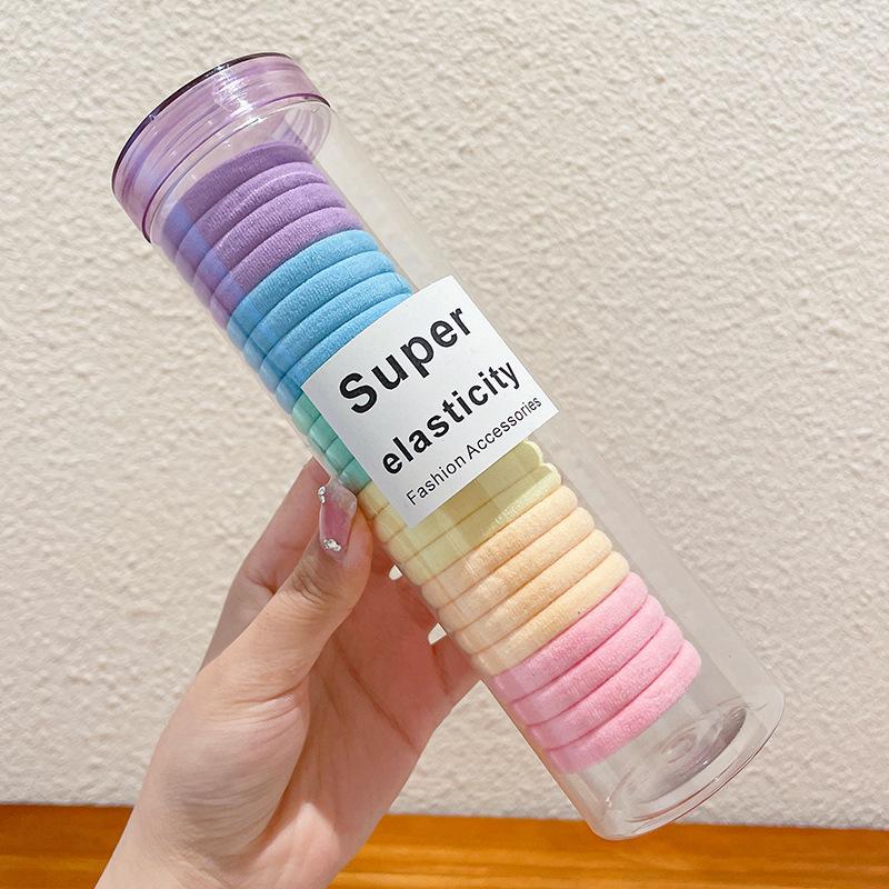 Высокоэластичная резинка для волос «конский хвост» для девочек – прочный, нежный и милый головной убор для детей.