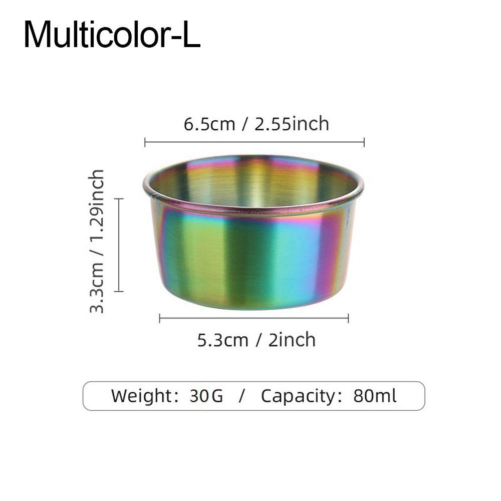 Stainless Steel Dipping Bowl Mustard/Salad/Tomato Sauce Sauce Dish Seasoning Dishes