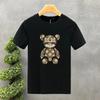 New Design High Quality Luxury Brand Bear Printing_ Cotton Printed Unisex's T-Shirt Fashion Trendy Brand Unisex's Couple Top T-Shirt