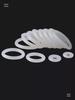 White Transparent Silicone O-Ring Waterproof Gasket – Elastic Small Rubber Pad (1/1.5/2/2.5/3mm)