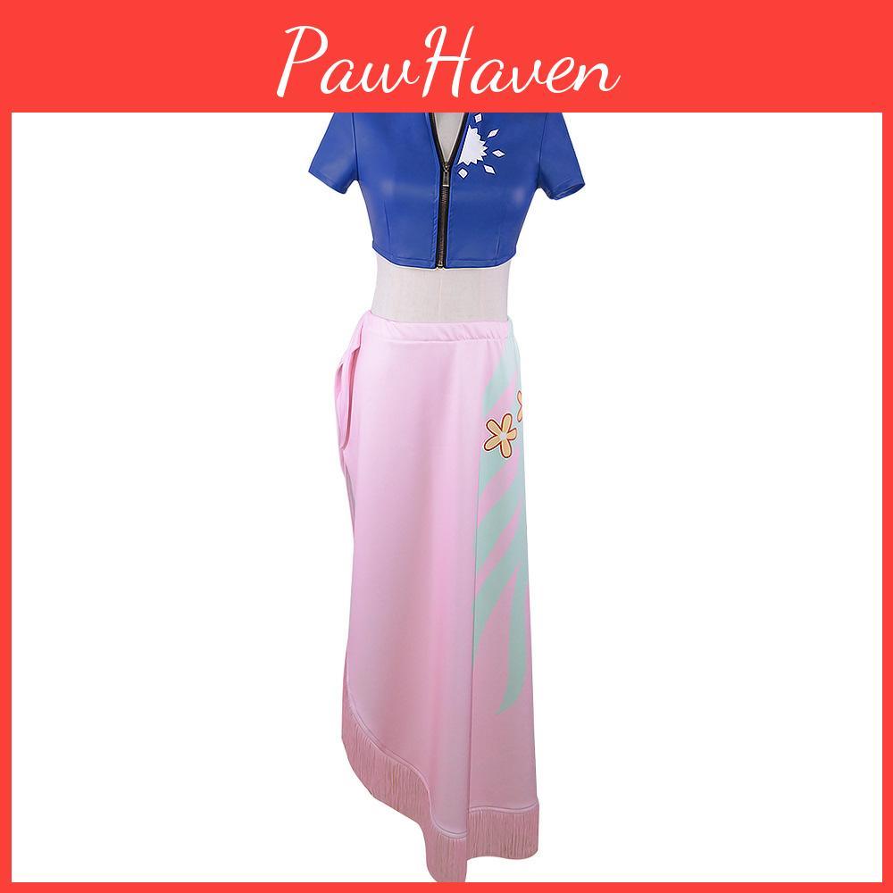 Юбка Нико Робин из One Piece Аниме Косплей Костюм Хэллоуин Топы Декорированные Идеально Для Комик-Выставок И Вечеринок.