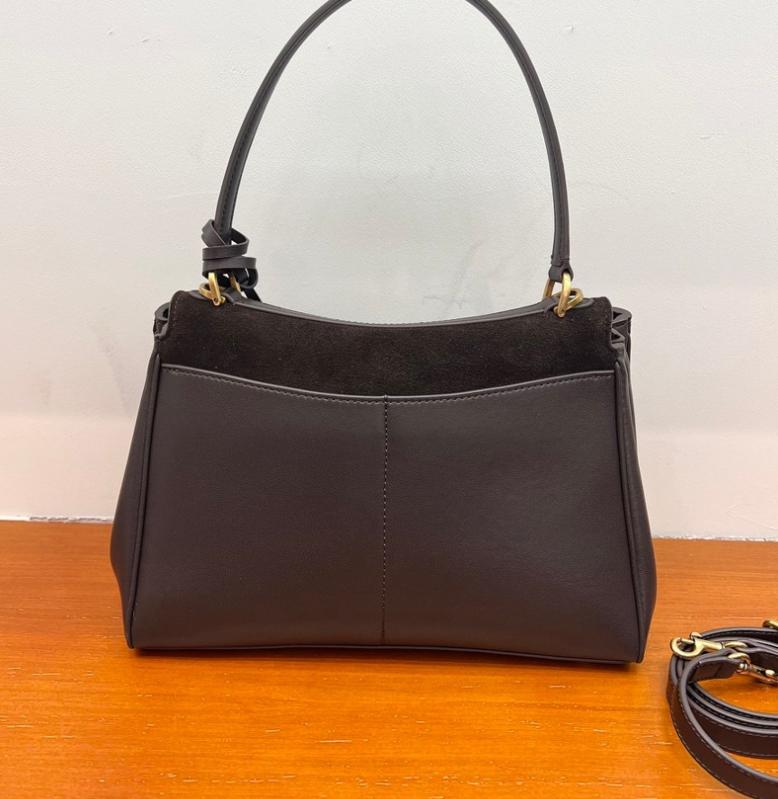 2025 Новая Женская Сумка из Натуральной Кожи Двухслойная Коровья Замшевая Кожа R-o-d-eo Повседневная Вместительная Сумка