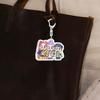 6Pcs Keychain Pendant Anime Girl Charm Car Key Chain Party Favor Backpack Accessories Holiday Gift Playful Companion