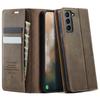 For Samsung Galaxy S21 FE 5G Case CASEME 033 Series RFID Blocking Wallet Stand Calf Texture Leather Phone Cover