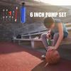 Портативный ручной насос для мячей, комплект, спортивный насос для накачивания мячей воздухом с 7 иглами, 1 насадкой и удлинительным шлангом для воздушных шаров, баскетбольных мячей, футбольных мячей, мячей для йоги