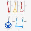 Random Color Climbing Ring Accessories Monkey Swing Bars  Sensory Training Device