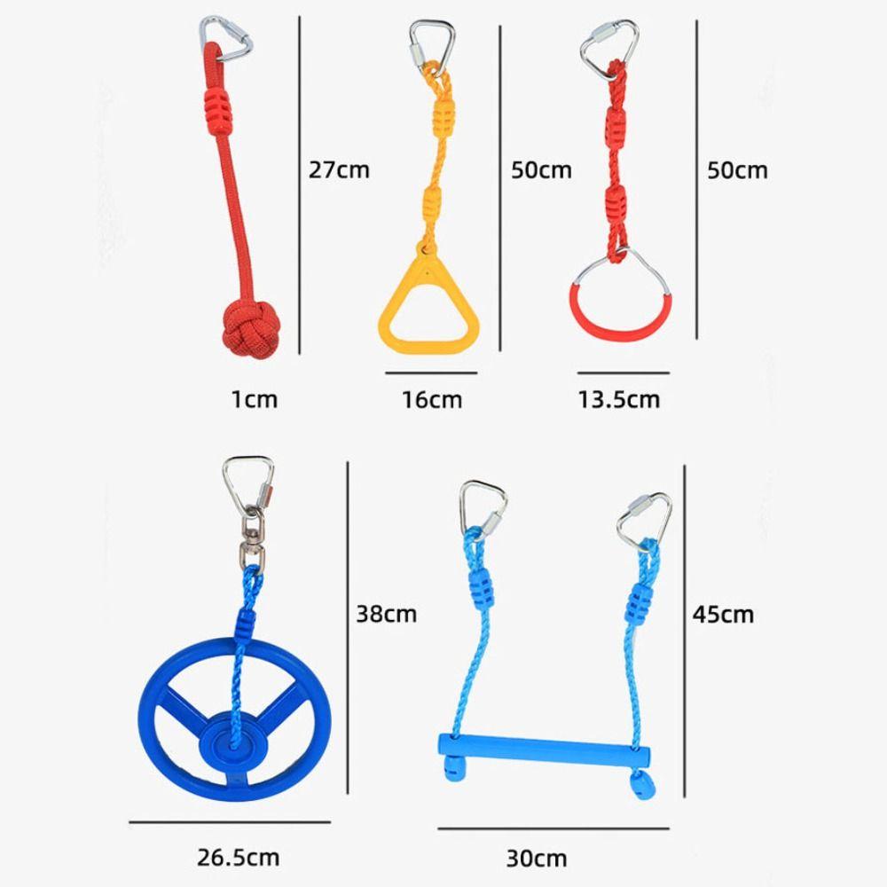 Random Color Climbing Ring Accessories Monkey Swing Bars Sensory Training Device