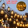 10LED Moon Star Castle Led Light String Eid Mubarak Ramadan Decoration for Home Ramadan Kareem Eid Al Adha EID Lantern Gift