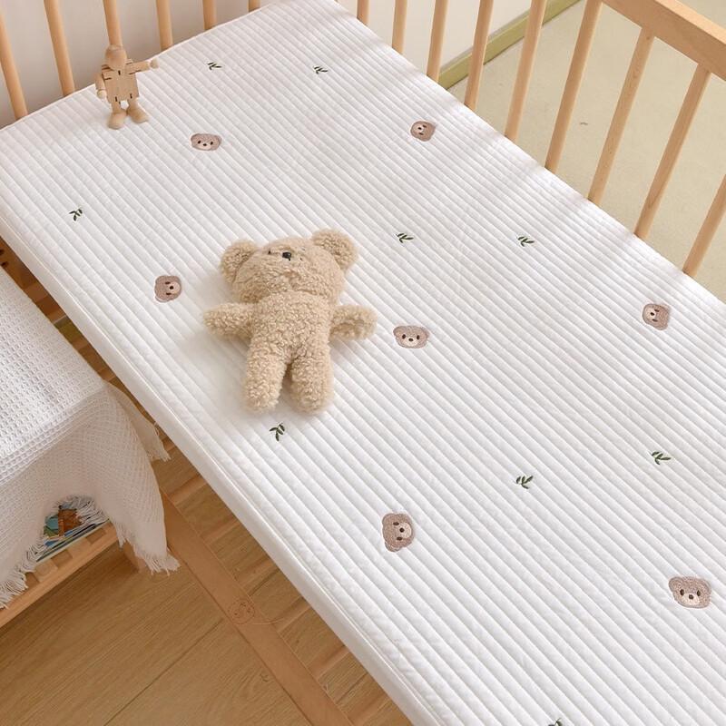 UKKNZZ Cartoon Quilted Embroidered Baby Nap Bed Cover