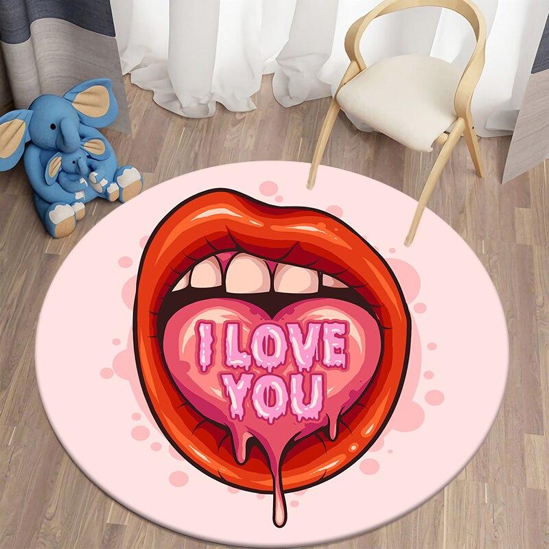 Черный кот Kawaii HD печатный круглый ковер для гостиной, коврики для кемпинга, пикника, фланелевый противоскользящий коврик, коврик для йоги, странные вещи