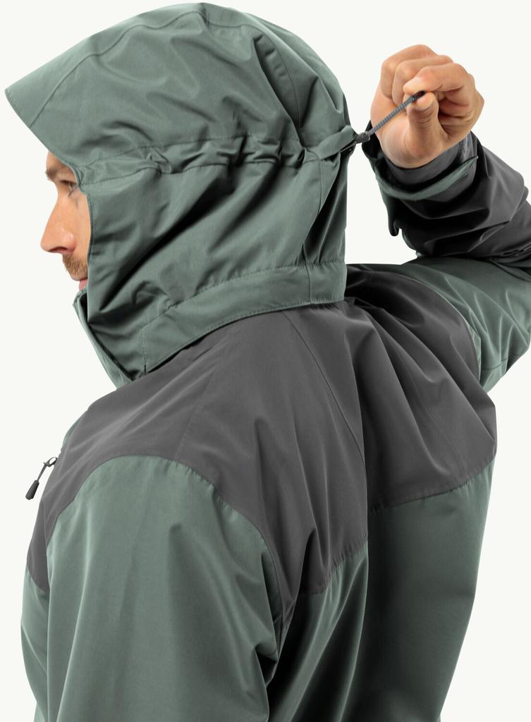 Куртка Jack Wolfskin Jasper 2l Jkt M (1108373) хеджаб зеленый