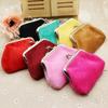Women's Coin Purse Oil Wax Leather Wallet 4 Inch Buckle Mini Wallet Coin Bag Lipstick Storage Bag Ladies ClutchBag