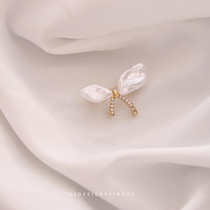 Элегантная брошь в виде золотого жемчужного колоса: Универсальный, Высококлассный Аксессуар для Женщин