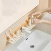 Bathroom Shelves Space Aluminium Bathroom Wall Mounted Wall Free Perforation Washbasin Faucet Mirror Storage