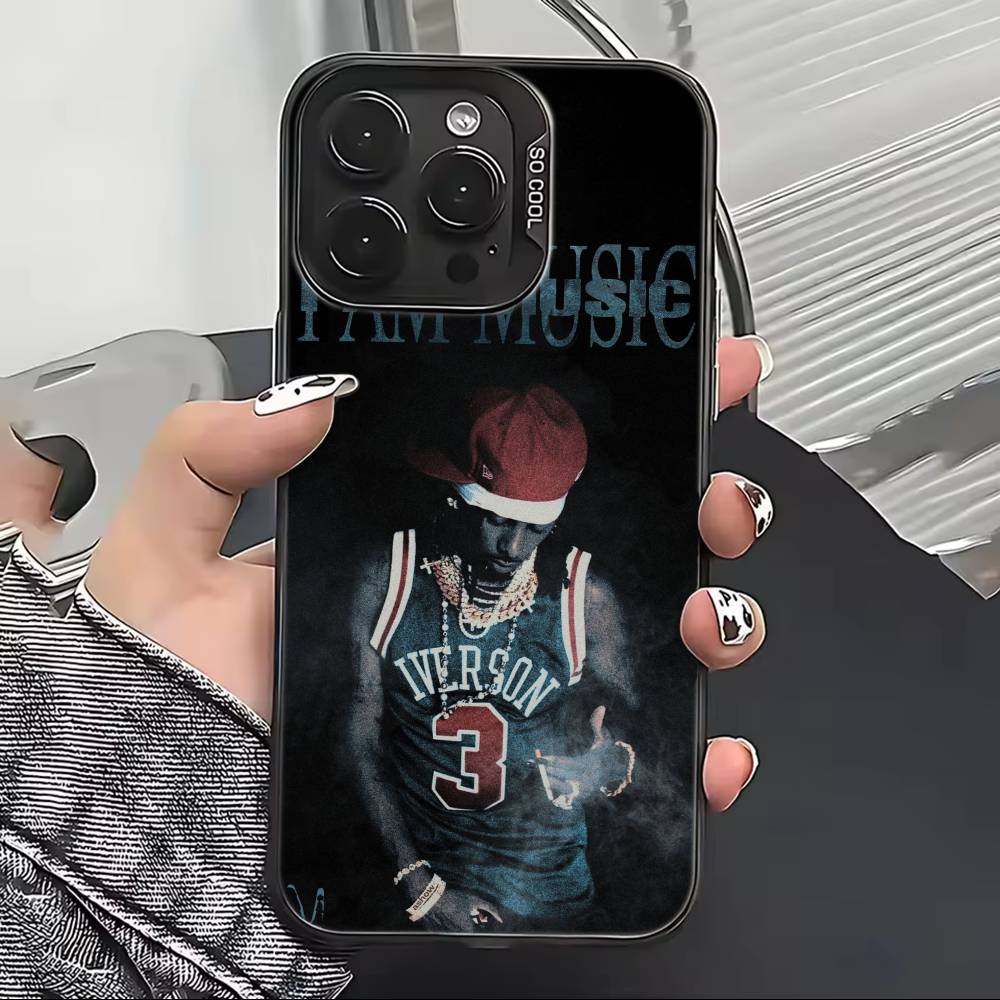 Rapper P-Playboi Carti  Phone Case For iPhone 17,16,15,14,13,12,11 Plus,Pro Max,XS,Colorful Silver Black Cover