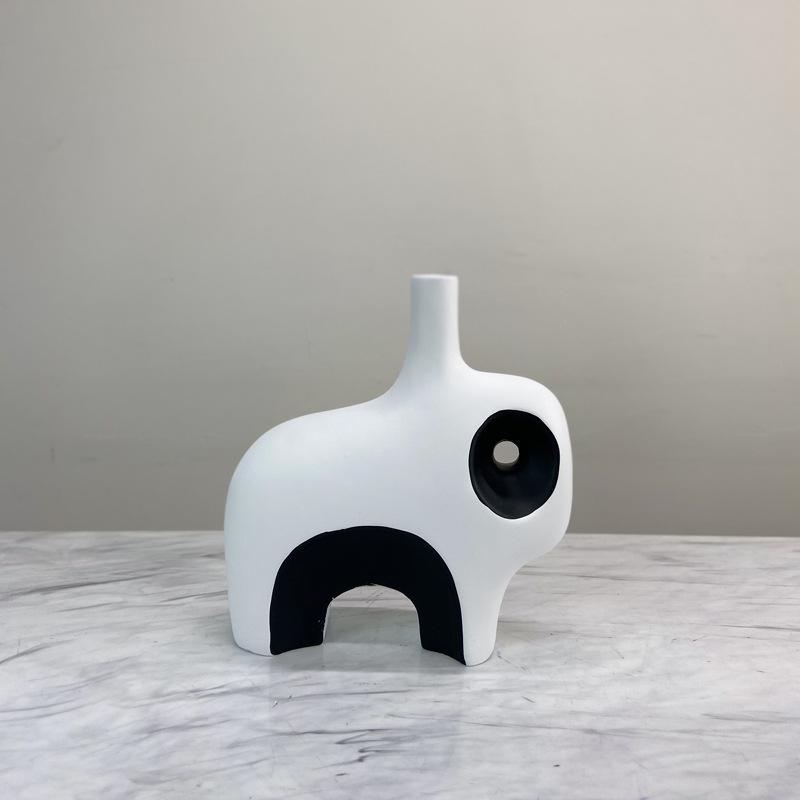 Современные простые черно-белые цветочные орнаменты для гостиной, кабинета, модельной комнаты, книжного шкафа, миланского модного освещения, украшения