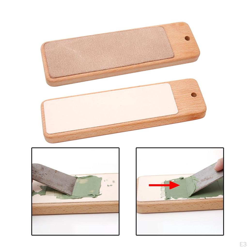 Strop, Knife Sharpening, Wooden , Sharpening Board for Wood Carving, Honing, Woodworking