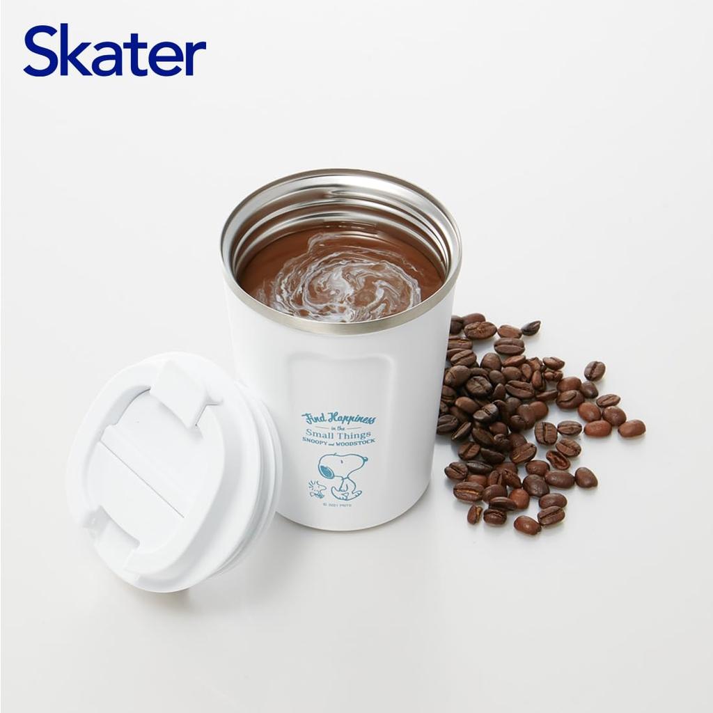 Skater Coffee Stainless Steel Tumbler S 350ml with Lid Vacuum Insulated Snoopy SNOOPY24 Peanuts STBC3F Hot/Cold