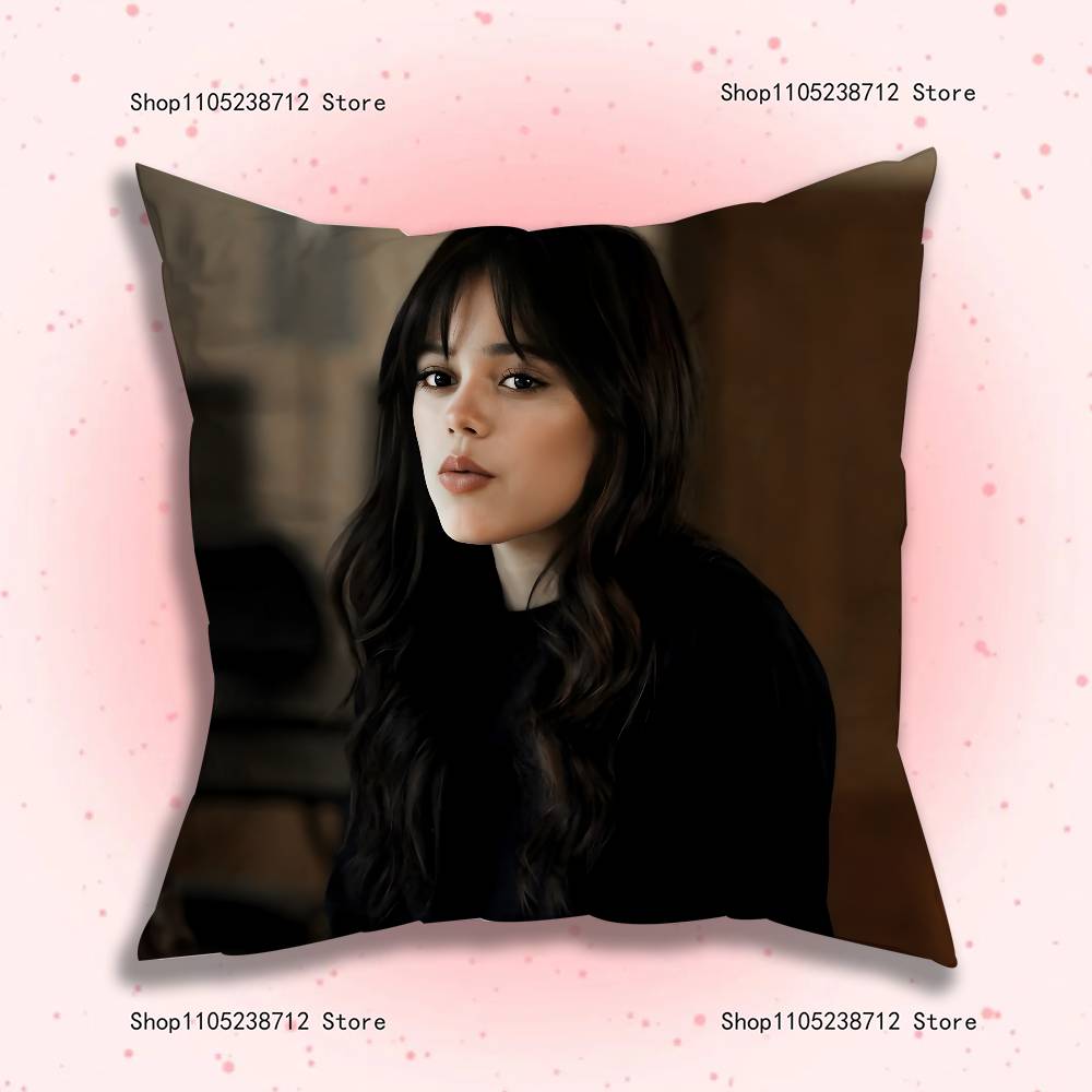 JJENNA OORTEGA Pillow Case Plush Fabric Soft Pillowcase Double Sided Print Sofa Cushion Cover Throw
