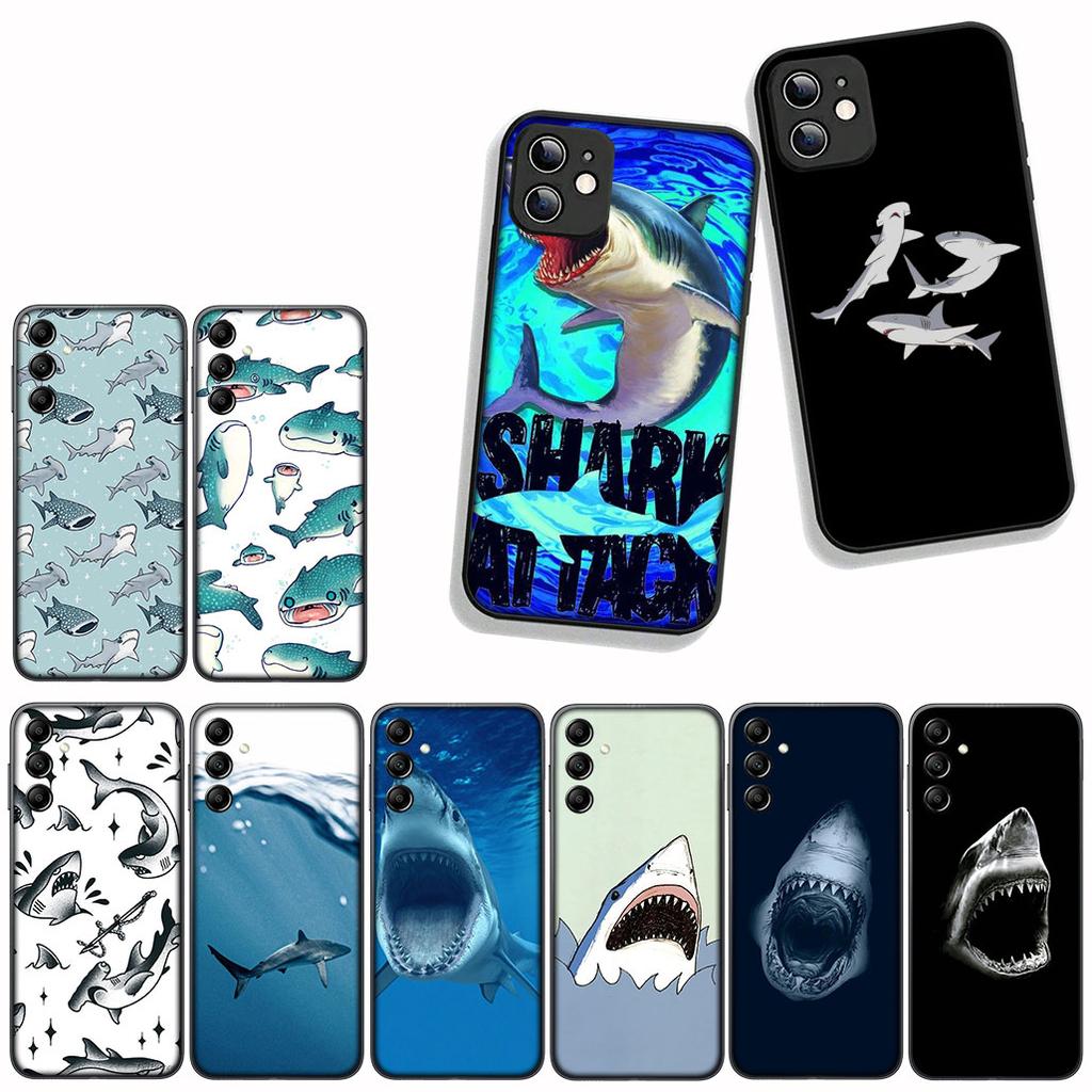 for Xiaomi Redmi Note 14 12 13 ProPlus A3 Pro Plus 12C 13C 14C 5G Phone Cover Case Black Shark