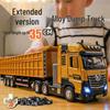 Гигантская модель самосвала из сплава, полуприцеп для мальчиков