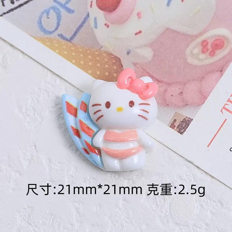 10 Pcs New Kawaii Cartoon Cute Car Cat Series Resin Scrapbook Diy Jewelry Gift Hairpin Accessories A141