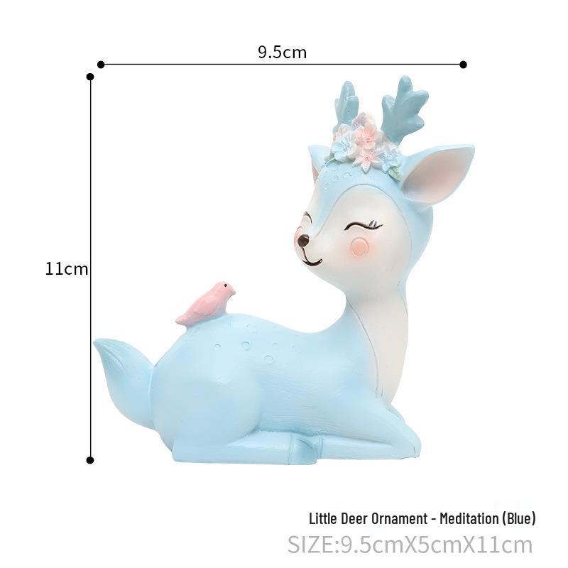 Charming Spotted Deer Car & Home Resin Ornament