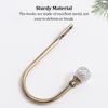 Curtain Tie Back Hook Fixed Tool Organization Hooks Loop Fixing Holder Wall Mount Curtains Hanger Kit Holding Component