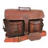 Leather Vintage Messenger Shoulder Men Satchel S Laptop School Briefcase Bag