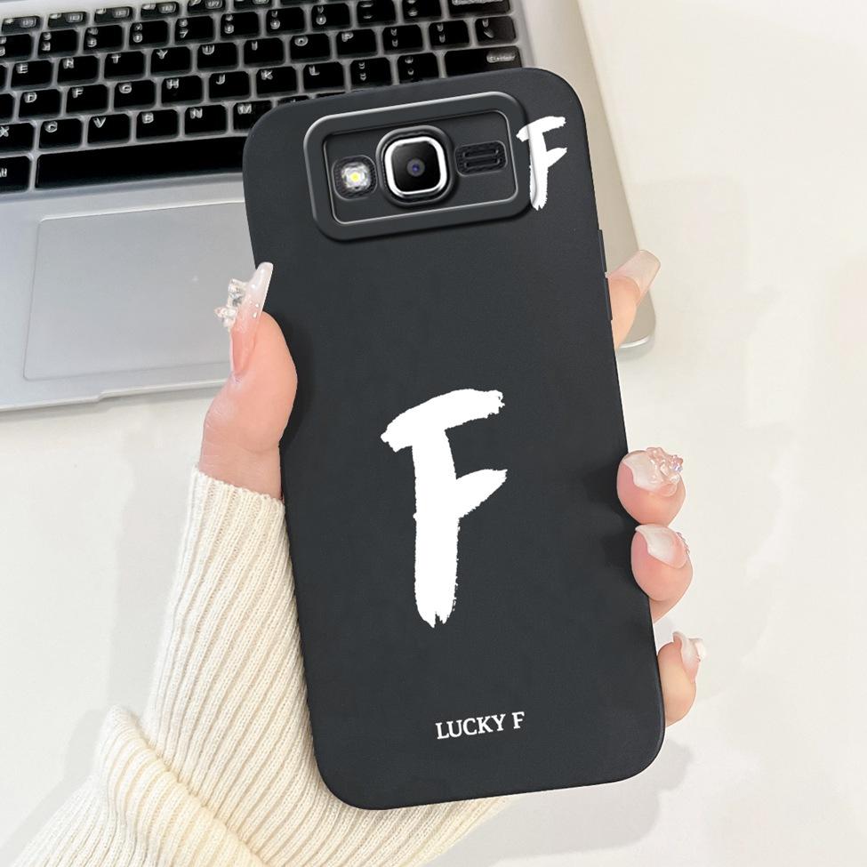 For Samsung J2Prime G532F G532G Cover For Samsung Galaxy J2 Prime Case Simple Fashion Letters A-Z Pattern Design Silicone Bumper
