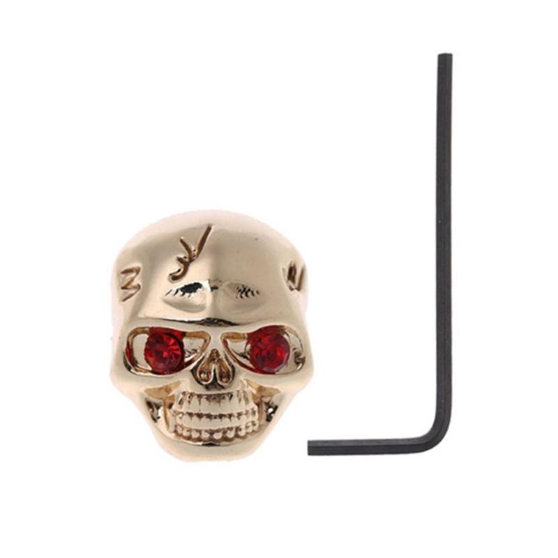 Голова черепа Электрогитара Бас Громкость тона Ручки управления горшком Кнопки Ручка черепа + гаечный ключ